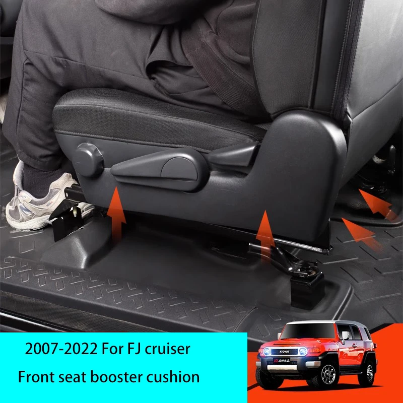 

For 07-22 Toyota FJ cruiser front seat aluminum alloy heightening pad car seat adjuster seat heightening interior accessories