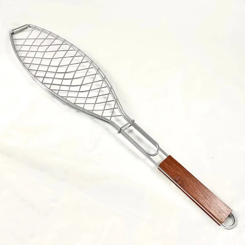 Steel Wire BBQ Clip Tool Food Grade Indoor/Outdoor Shrimp Chicken Fish Clip