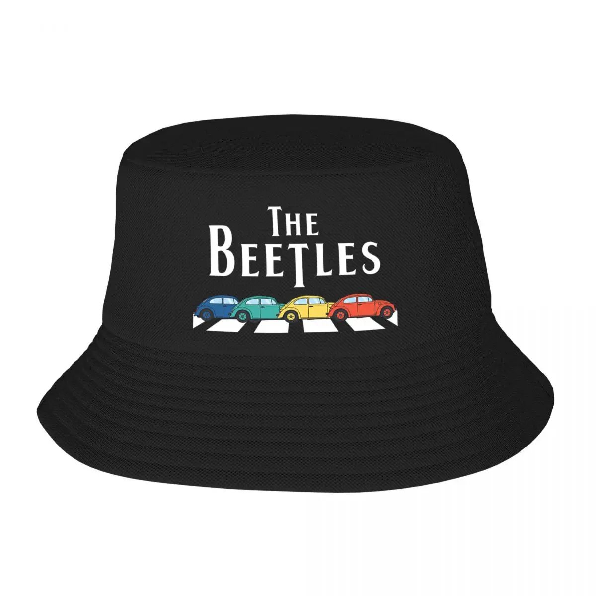 Custom Unisex Heavy Metal Rock The Beatle Car Bucket Hat Beach Sun Summer Camping Hat