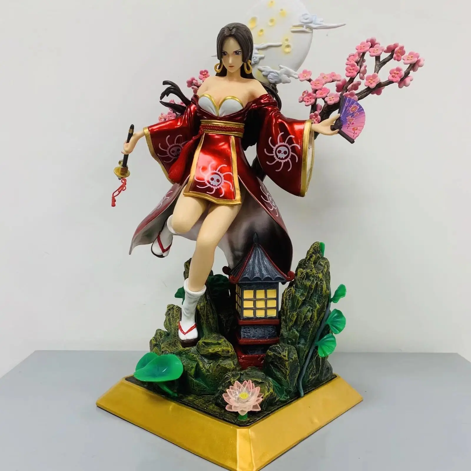 

Anime Figure One Piece Boa·hancock Gk Kimono Statue Pvc Action Figurine Model Decoration Ornaments Doll Toys For Children Gift