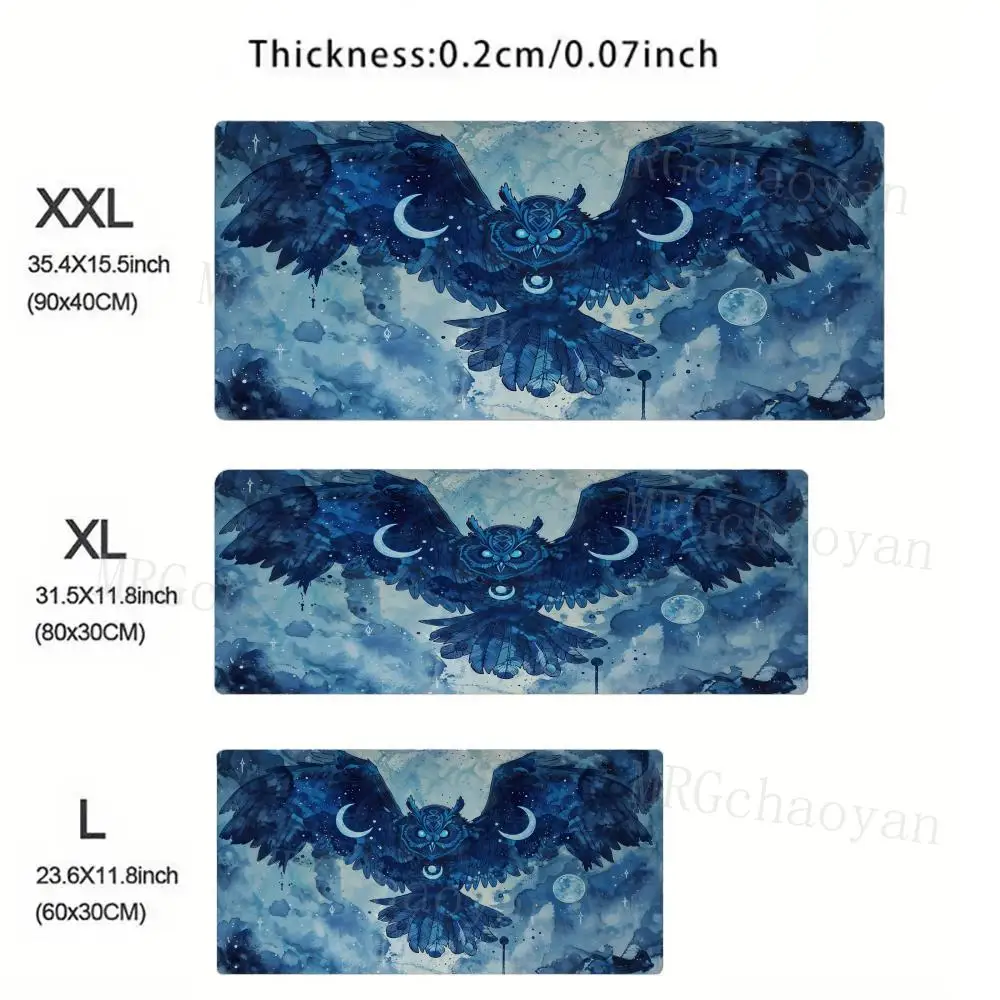 Funny Large Mouse Pad Magic Gathering Card Game PlayMat Computer Office Mousepad Non-slip for MTG DTCG CCG RPG Trading Deskmats