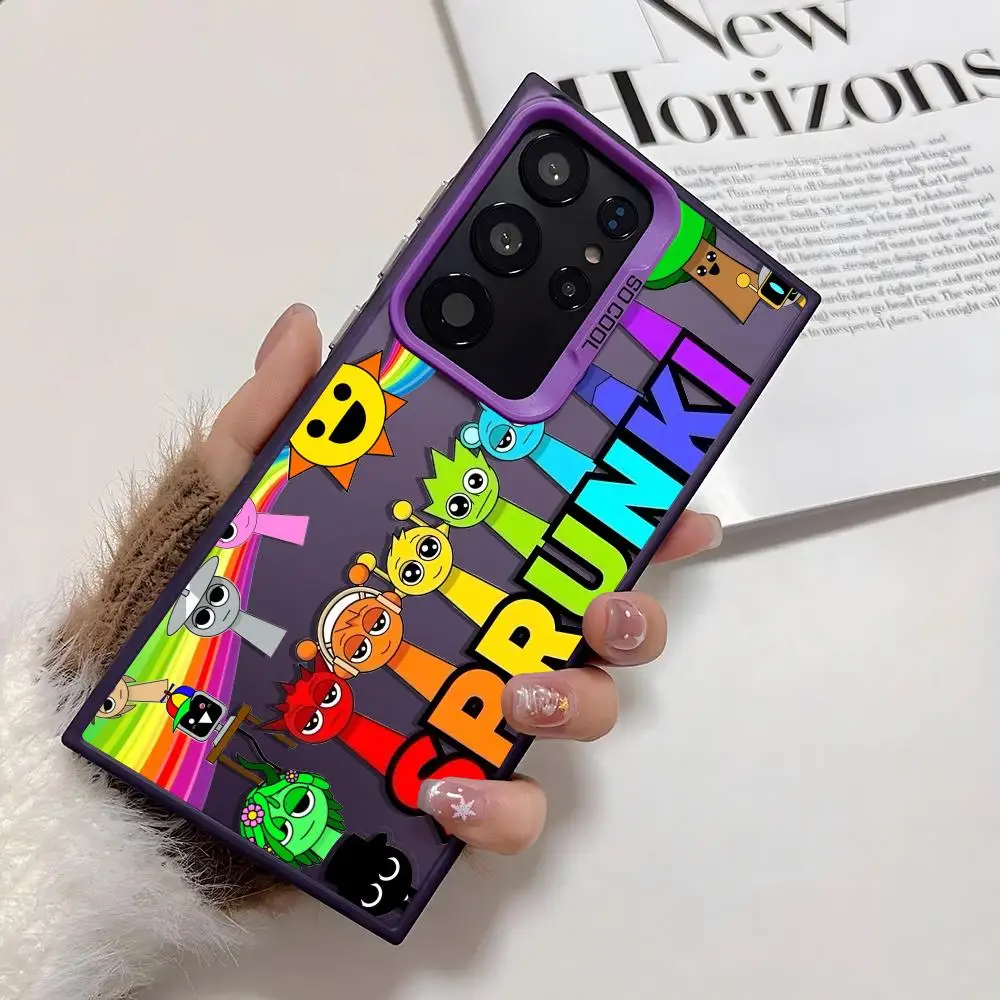 حافظة لهاتف سامسونج جالاكسي S25 Edge S24 S23 S22 S21 S20 Ultra Funda غطاء فضي من السيليكون