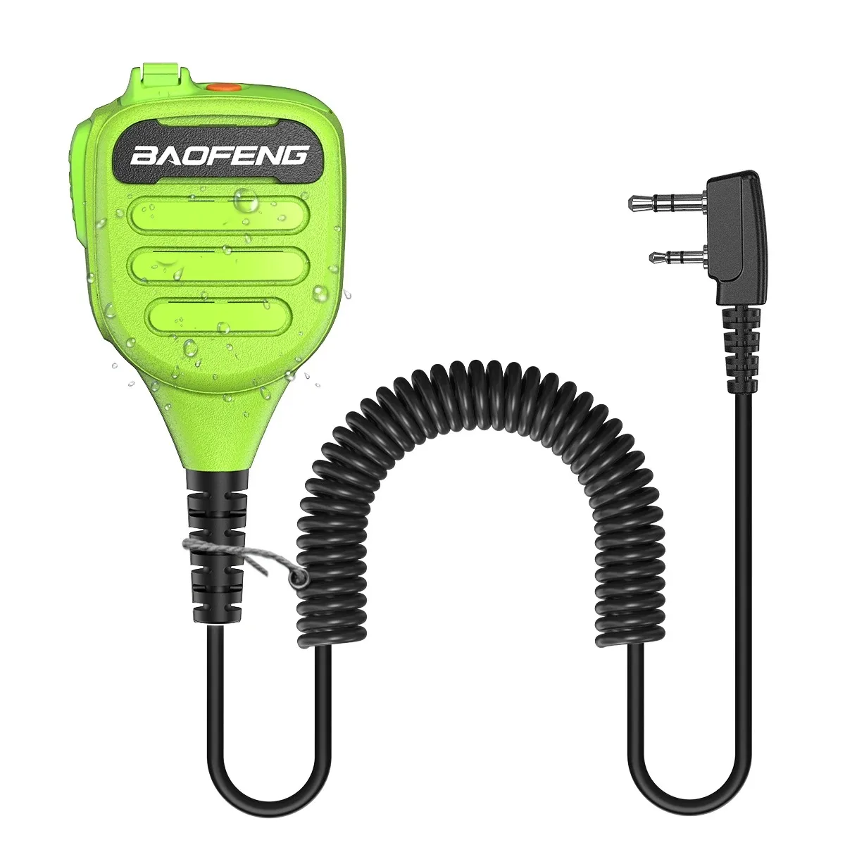 BAOFENG Handheld Speaker Mic Adjustable Volume Shoulder Microphone for Baofeng Kenwood BTECH Retevis TYT Two Way Radio