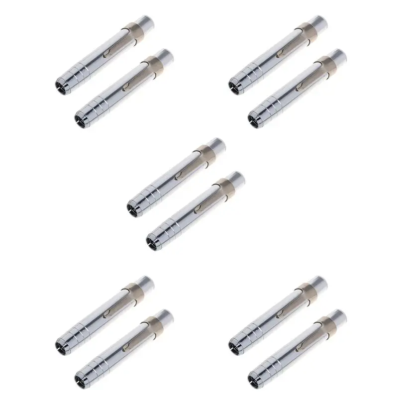 Efficient 10 PCS Silver Aluminum Alloy Chalk Keeper Holder