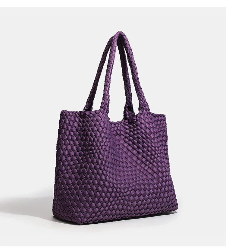 Hochwertige Handgewebte Nylon-Schultertasche mit Großer Kapazität für Damen, Hochwertiges Design, Luxuriöse Verarbeitung, Modische Damenhandtasche – Detail 17