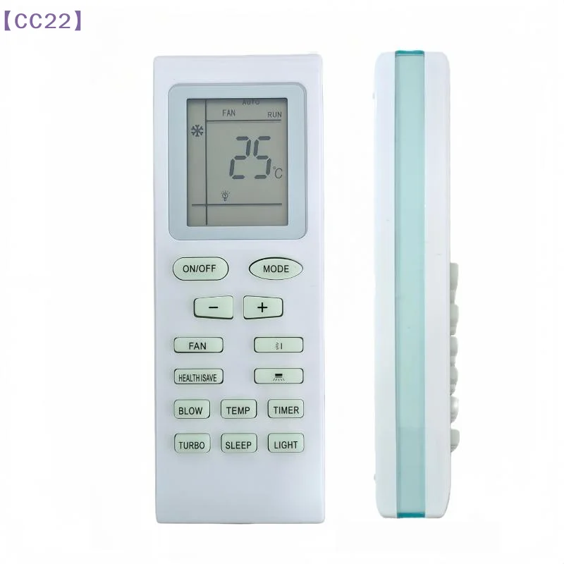 （CC22）1 Pc Remote Control Replacement Suitable For YB1F2 YB1FA YBOF1 YBOF2 YBOFB YBOF Y502K Air Conditioners For Gree