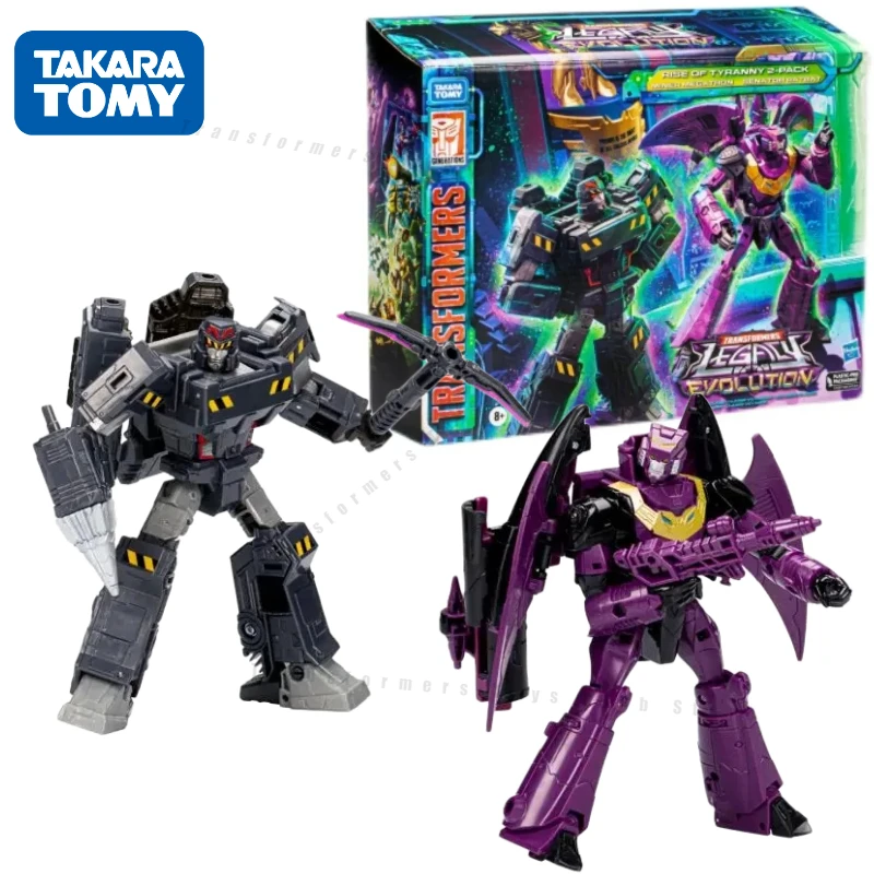 

In Stock Takara Tomy Transformers Legacy Evolution Miner Megatron&senator Ratbat Anime Figure Action Figures Model Toys