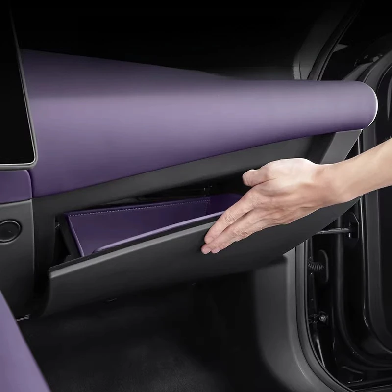 For Avatr 07 Passenger Side Glove Box Storage Pocket Liner Waterproof Anti-scratch Protective Pad Car Interior Mod Accessories