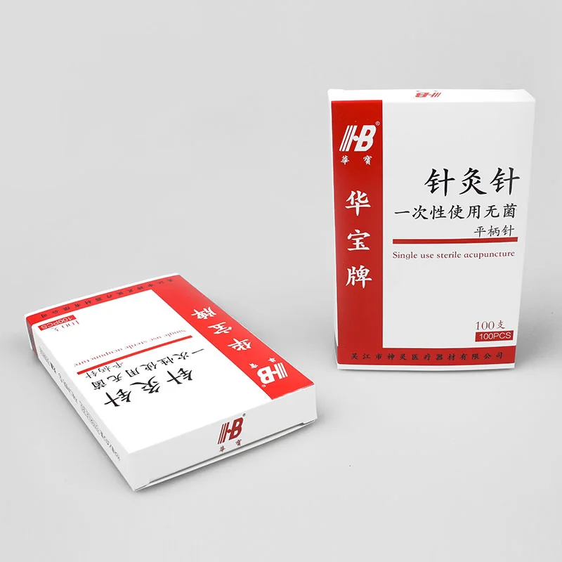 100 Aluminum Foil Independent Packing Disposable Sterile Acupuncture Needle Zhenjiu Acupuntura Asepsis Beauty Massage