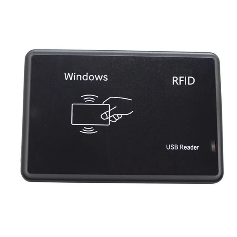 Lector de tarjetas inteligentes RFID BNVN-2X con puerto USB, tarjeta IC de 13,56 Mhz, sensibilidad sin contacto, sistema de ventana compatible con Linux