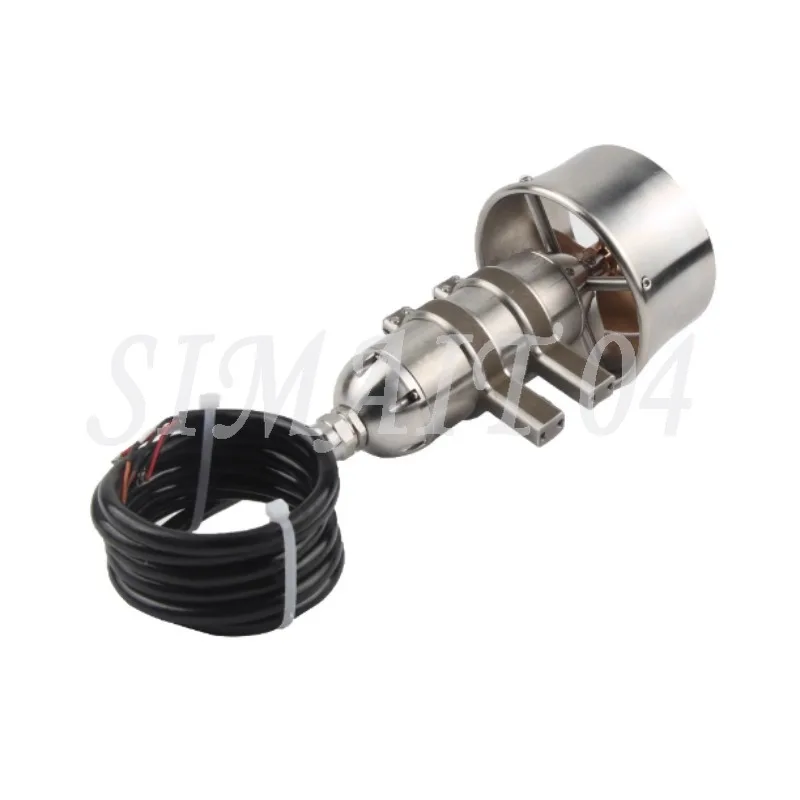 Brushless Waterproof Underwater Motor – New Stainless Steel Body, Pure Copper Blades & Built-in Propulsion Drive