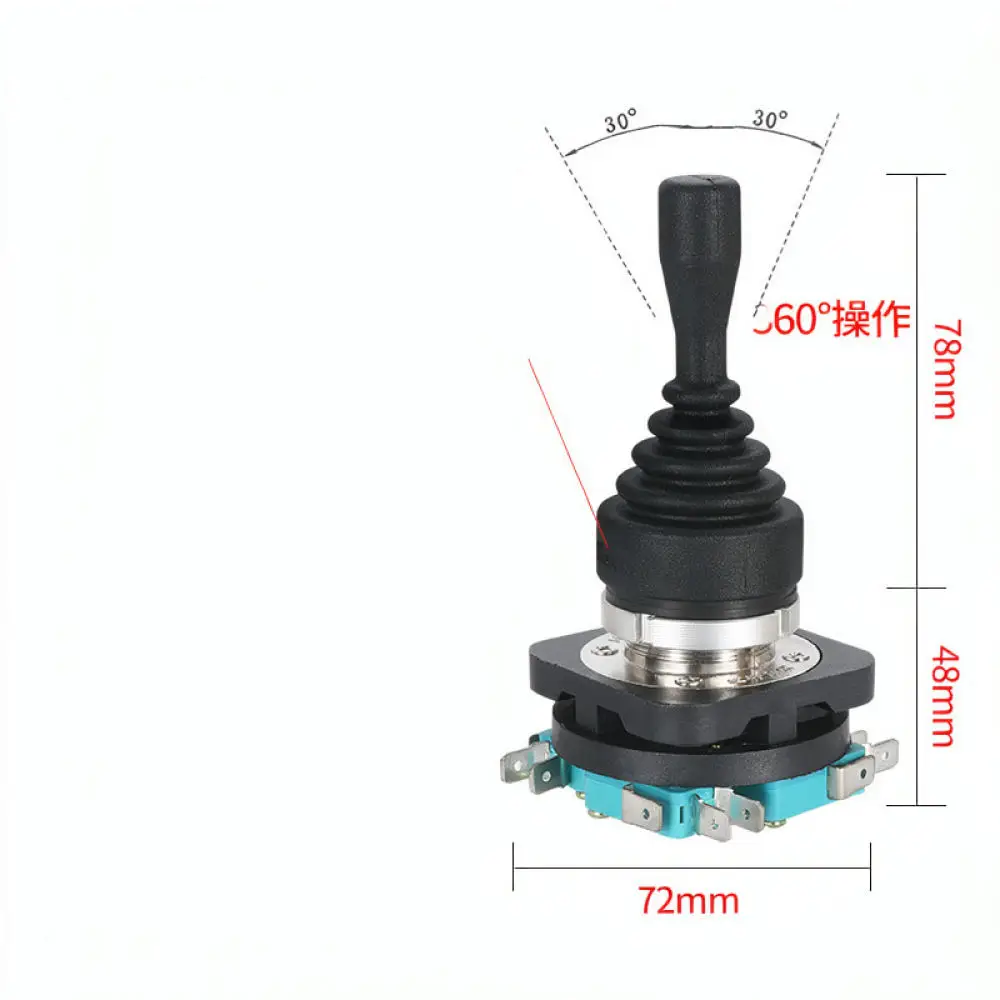 For Hongkai HKF4 11 4L Industrial Cross Joystick Switcher 4 Direction Electric Control Manual Toggle Automation Gear