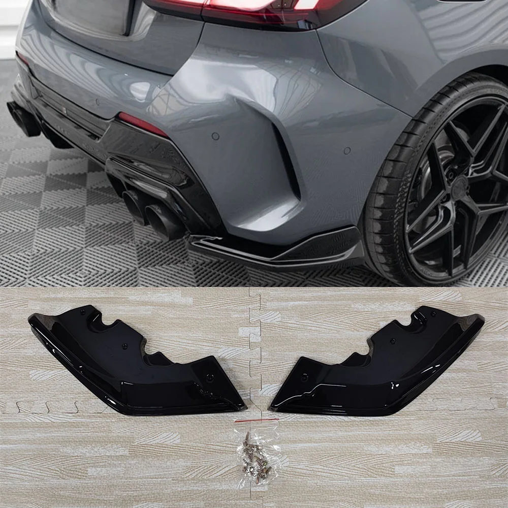 

Maxton Style For BMW 1 Series F40 M Pack M135i 128ti 118i 120d 2019-2024 Rear Side Splitters Rear Bumper Side Diffuser Bodykits