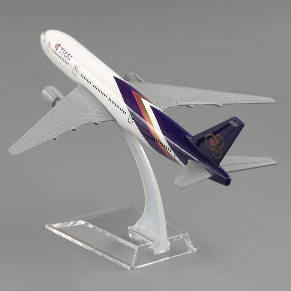 1/400 مقياس الطائرات بوينغ 777 التايلاندية 16 سنتيمتر سبيكة طائرة تايلاند B777 لعبة مجسمة الأطفال هدية لجمع