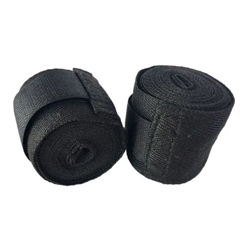 【Supernew】2.5M Elastic Bandage Gloves Wrist Support Wrestling Hand Band Forthai Boxing Sanda Hand Band Wraps