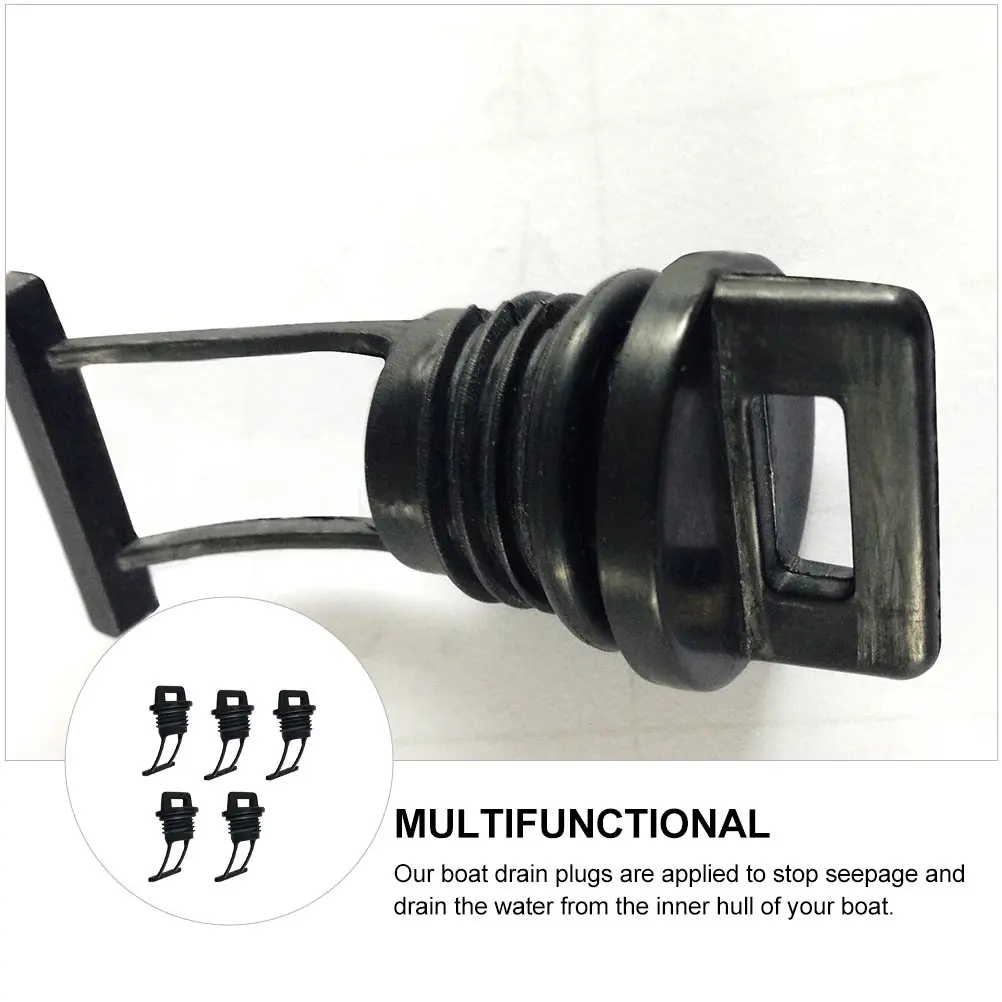 해양 바다 보트 액세서리, 카약 카누 보트 부품, 스쿠퍼 스토퍼 마개, 배수구 플러그 액세서리, 5 개 