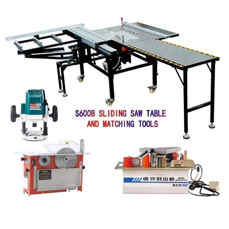 Precision Wood Panel Cutting Machine Sliding Table Saw Woodworking Machine Carpenter Helper For Furniture Production