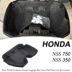 For Honda Forza 350 750 NSS750 XADV750 ADV350 NT1100 Rear Trunk Cushion Storage Luggage Box Liner Pad Protector Accessories