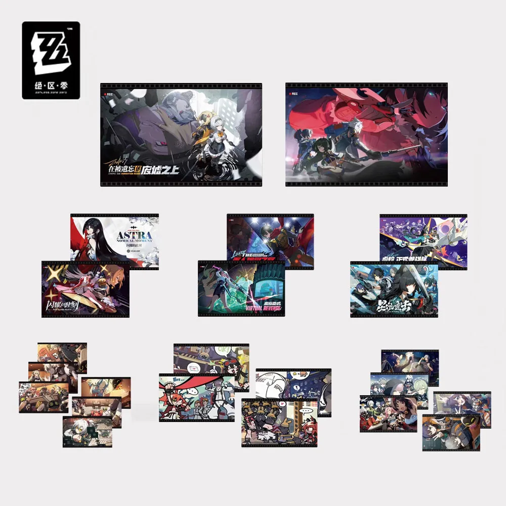 

Sunsyea Zenless Zone Zero Official Merch From miHoYo Theme Series Postcards Set Cards Collection