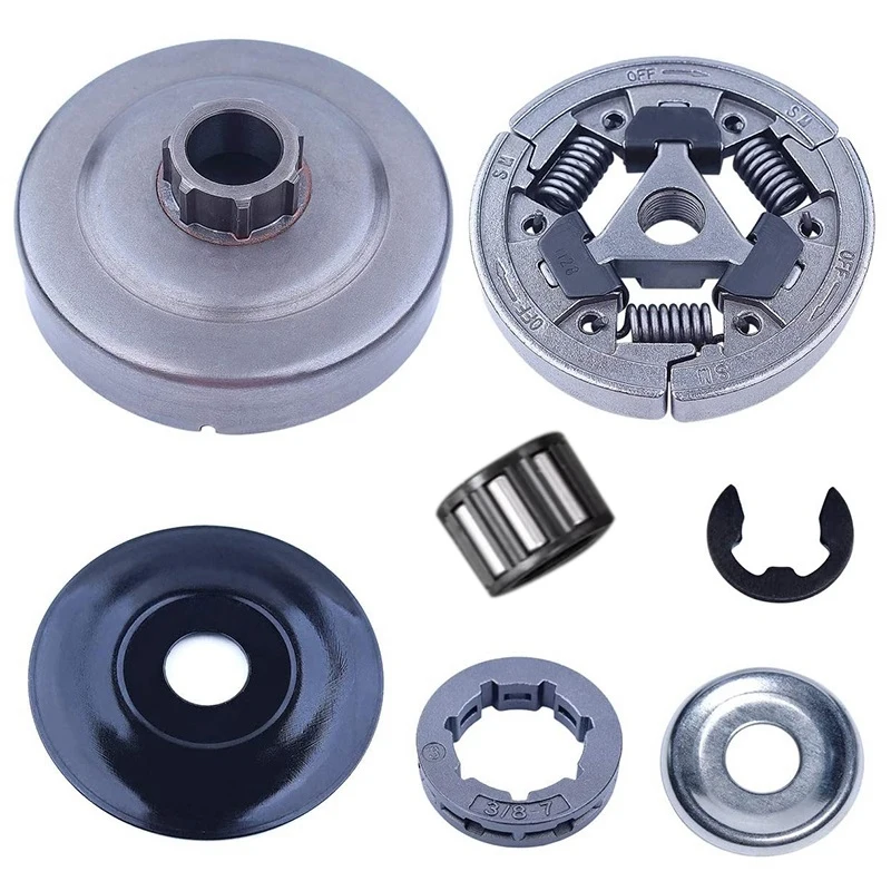 3/8 Clutch Drum Rim Sprocket Needle Bearing Kit For Stihl 044 046 MS440 MS460 MS461 MS441 MS361 MS362 MS362C Chainsaw