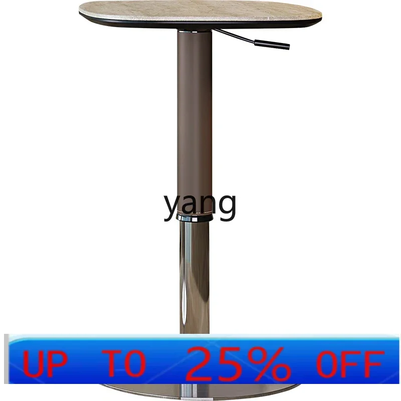 LTT современный простой приставной столик можно поднять, приставной столик, диван, маленький круглый столик из каменной плиты