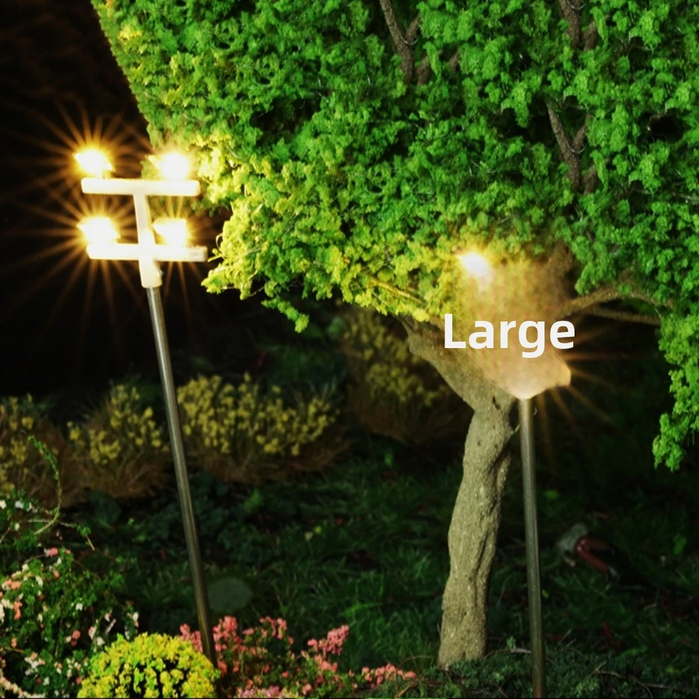 3V 12V Miniature Simulation Street Tower Lights White Light/warm Light 125.54mm Building Model Layout Lamppost