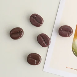 Mini Cute Coffee Bean Fridge Magnets Set Personality Creative Photo Fixed Magnet Imitation Food Stickers Home Office Decoration