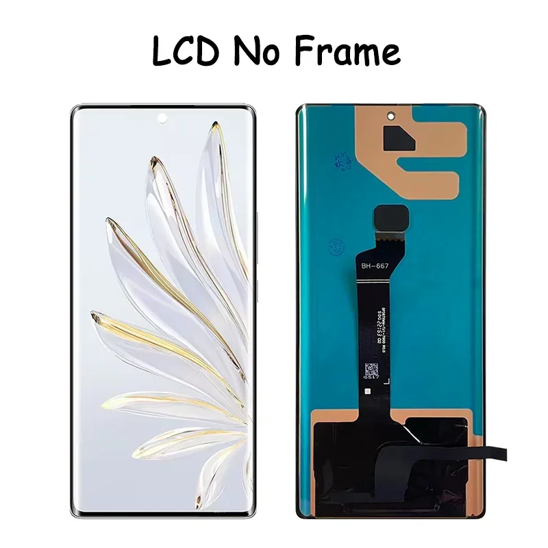 6.67'' AMOLED Nowy Wyświetlacz LCD z Ekranem Dotykowym i Digitizerem z Czytnikiem Linii Papilarnych do Huawei Honor 70 Honor70 FNE-AN00 FNE-NX9 — zdjęcie produktu 5