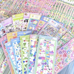Skyscaponic BOBO 3PCS Scrapbooking Stickers Journal Decor Lable Cute Kawaii Idol Stationery cartoline coreano Decor Sticker Suppli