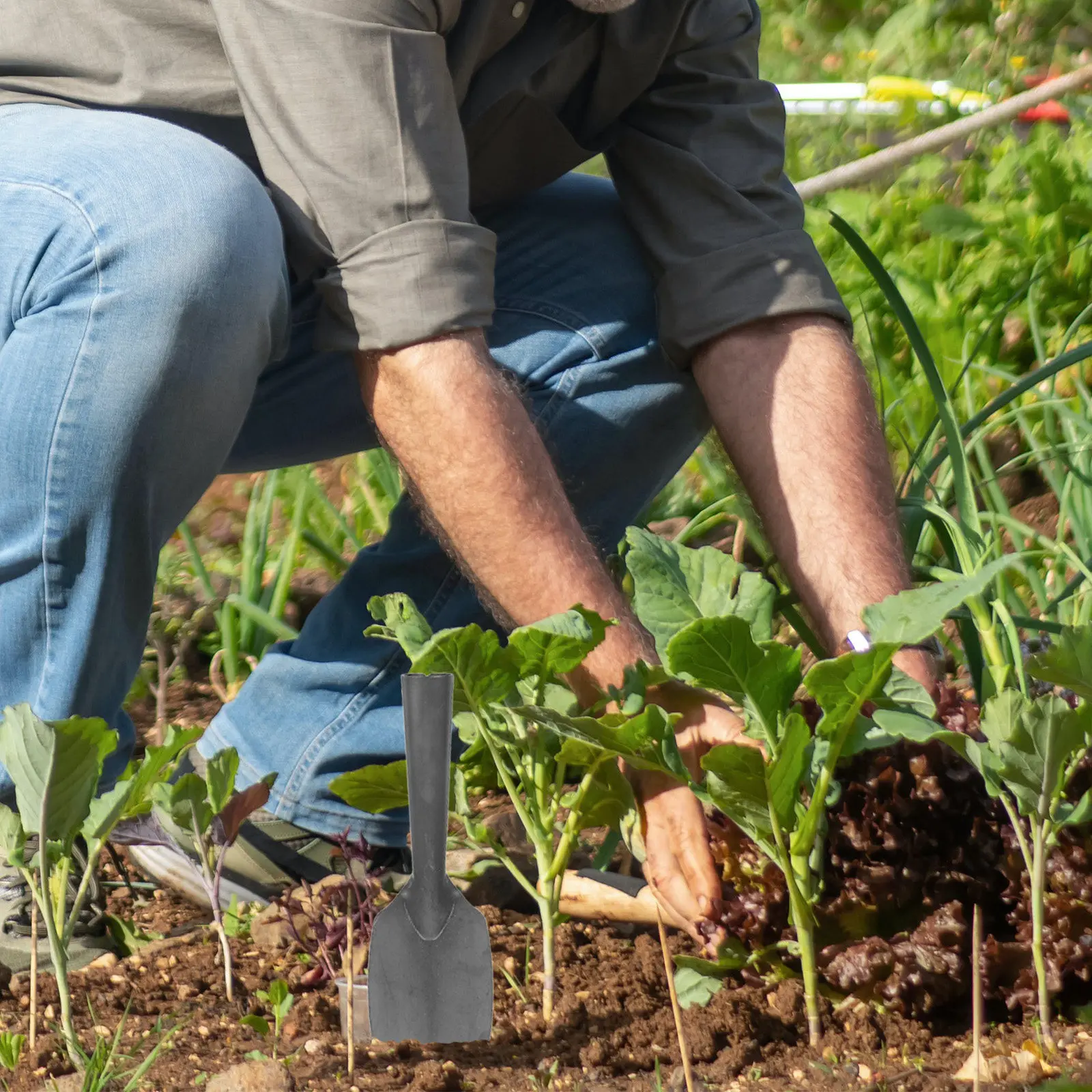 

Heavy Duty Gardening Trowel Thickened Iron Multi-Function Outdoor Shovel Soil Digging Vegetable Planting Garden Tools