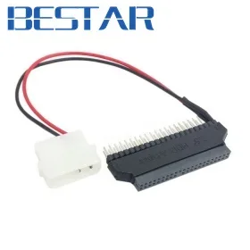 Laptop 2.5Inch 44pin to Desktop 3.5Inch 40pin IDE Hard Drive Adapter cable with DC 5V Power Connector