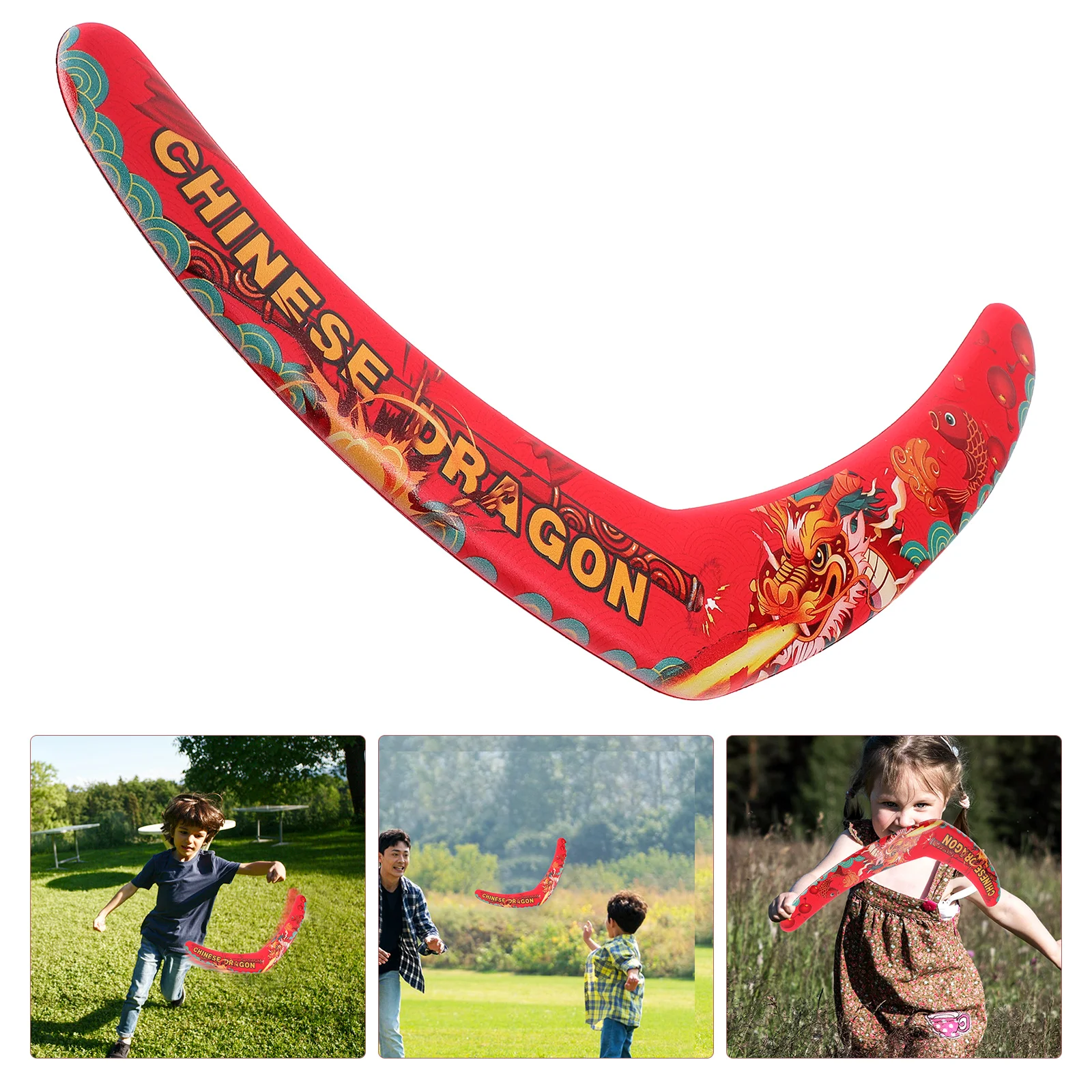 Boomerang Giocattoli da esterno Lancio del disco volante Sport portatili Bambini Eva Giocattolo Divertimento per bambini Lancio e cattura