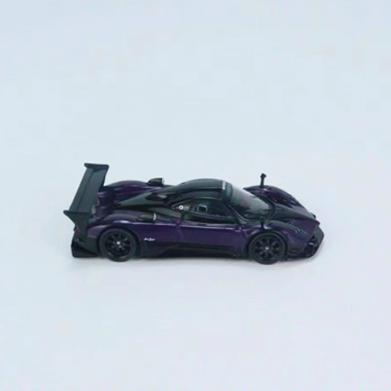 Tarmac Works 1:64 Model Car Paga Zonda R Viola PSO Alloy Die-cast Sport Vehicle- Deep Purple