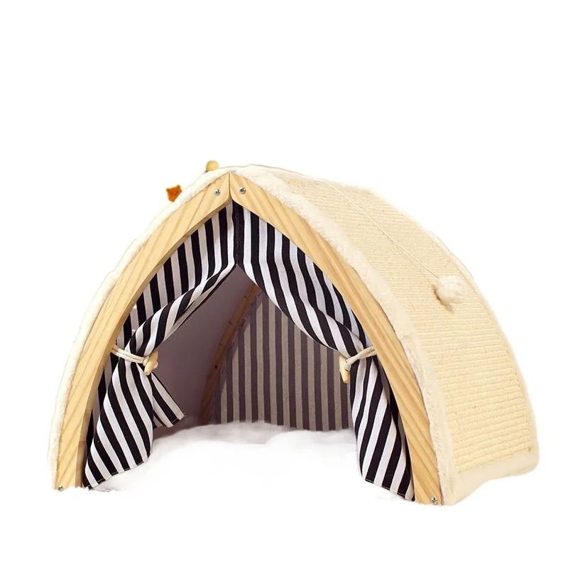 

Cat Tent Sisal Universal In All Seasons, Removable And Washable, Fully Enclosed Pets, Semi-closed In Winter