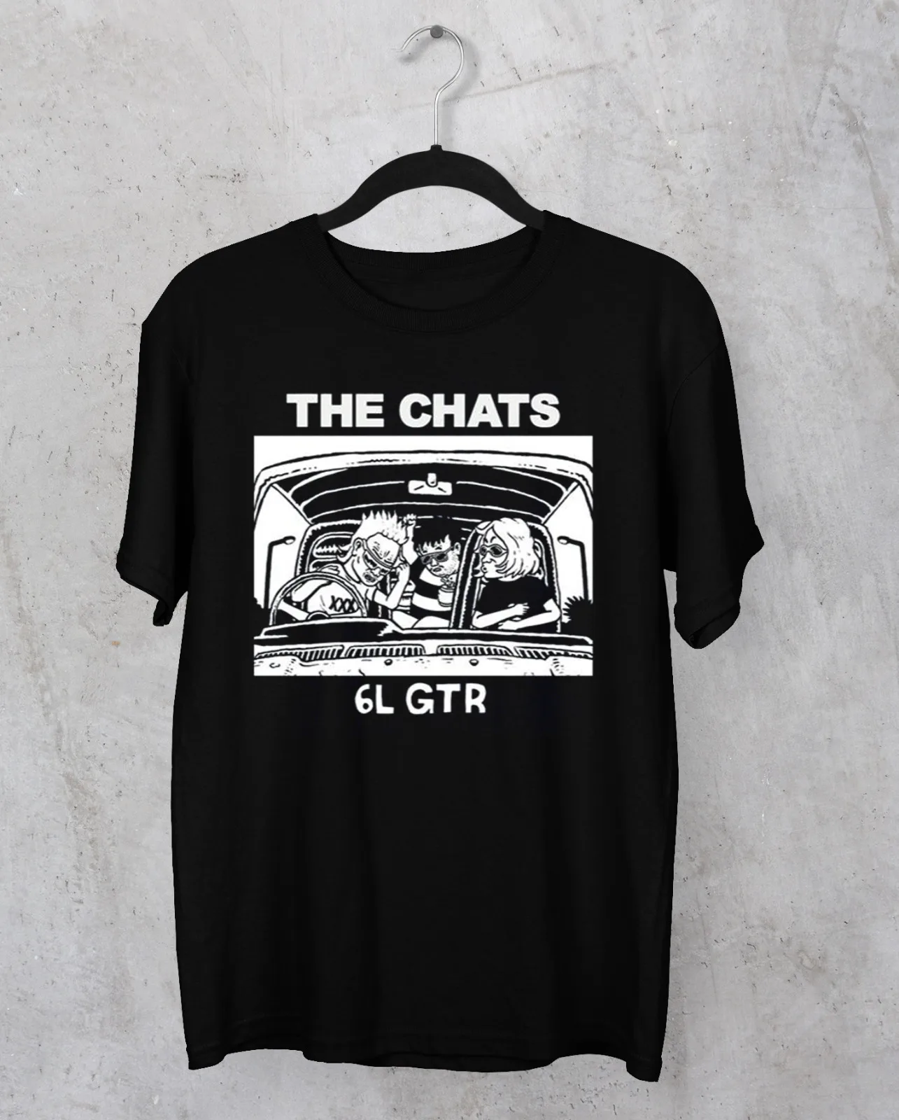 vintage The Chats band T-shirt black Short sleeve All sizes S to 345Xl Q800