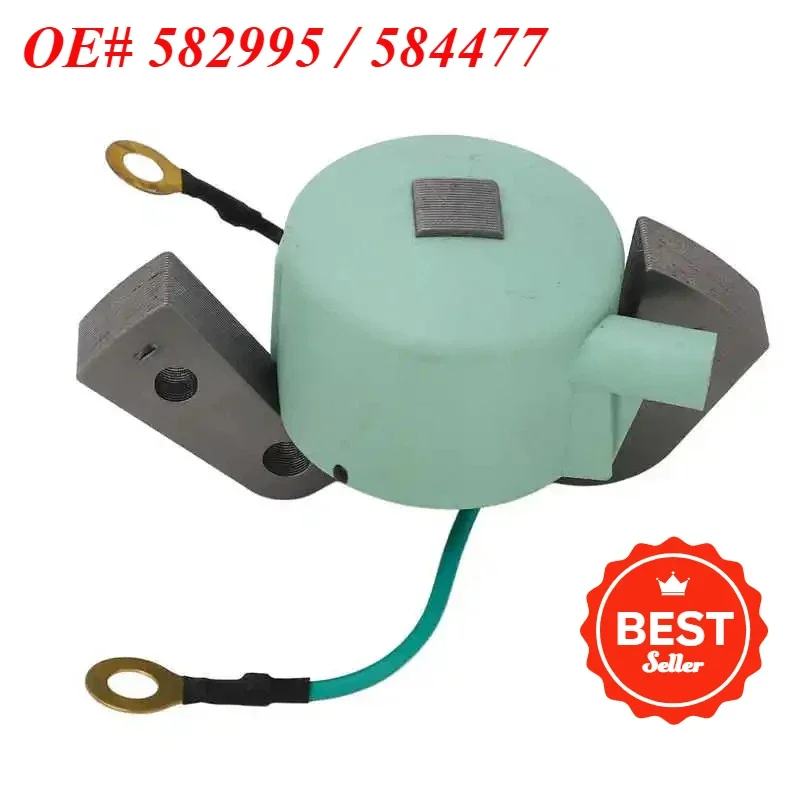 

580416 Outboard Motor Engine Ignition Coil Module 582995 584477 Replacement for Evinrude Johnson 2-40 Engines Igintion Coil