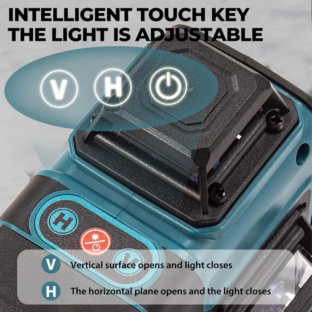 

Portable Infrared Level Automatically Levels 16 Lines Laser Level High Precision Small Highlight Level Outdoor Strong Light