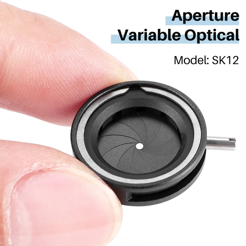 Manual Aperture Adjustable Mechanical Iris Diaphragm Iris Diaphragm For Digital Camera Microscope Iris Lens