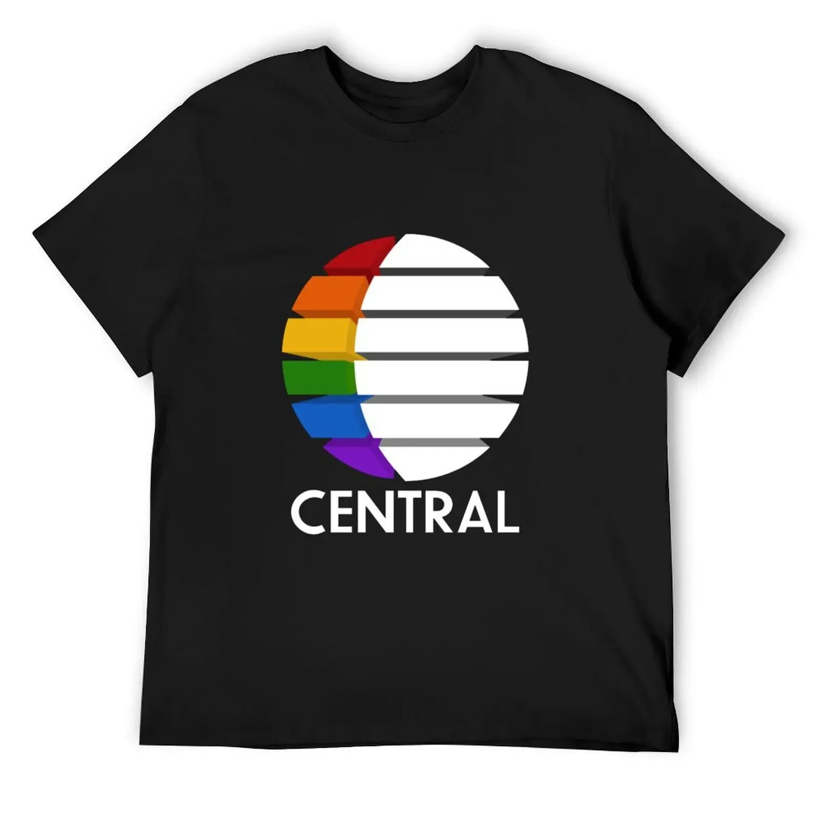 central tv T-Shirt oversizeds for a boy oversized t shirt plus size clothes mens plain t shirts