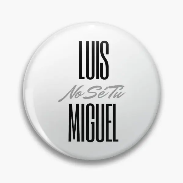 Luis Miguel 4  Soft Button Pin Decor Collar Creative Brooch Funny Badge Women Hat Lover Cute Clothes Cartoon Fashion Lapel Pin