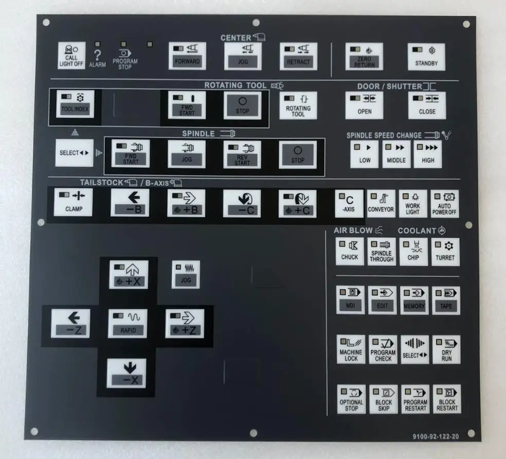 

NEW for Operating Membrane 9100-92-122-20 Hitachi Seiki TS15 Machine Overlay