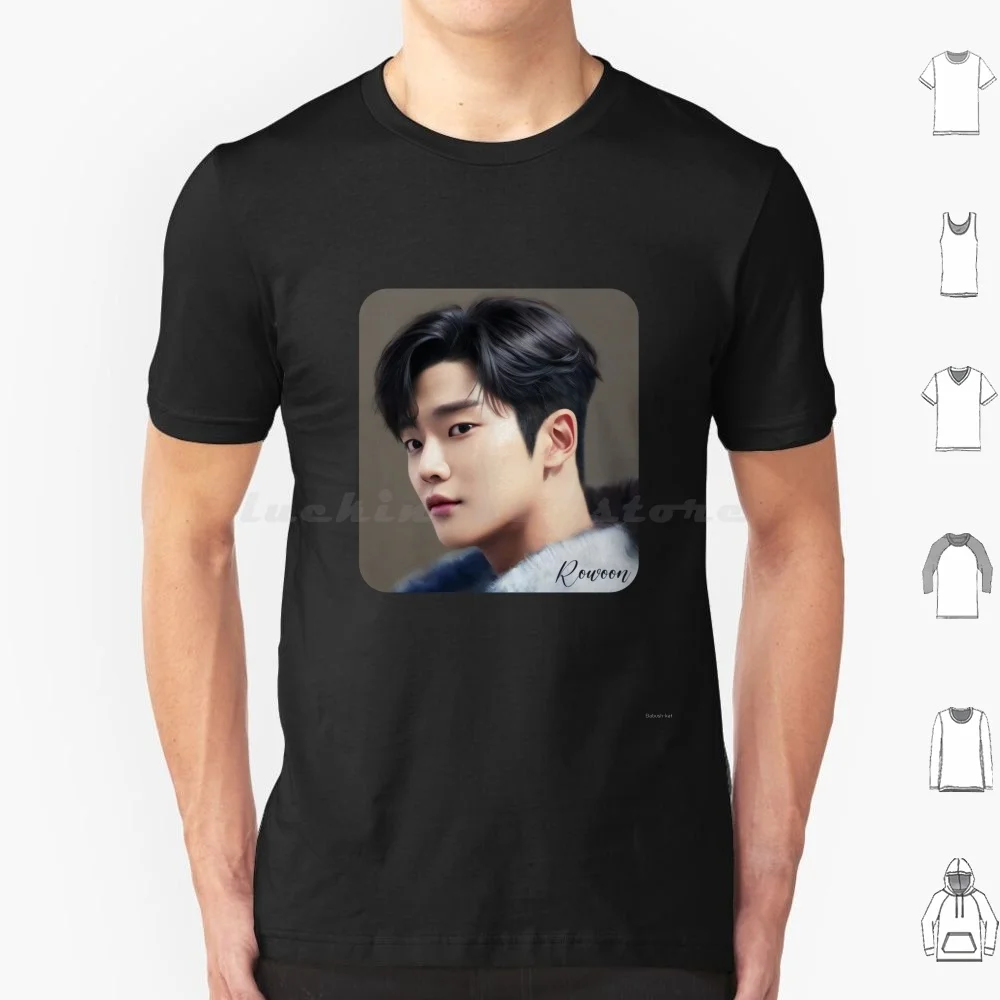 

Rowoon Sf9   Fan Art Portrait T Shirt Big Size 100% Cotton Rowoon Sf9 Kpop Korean Korea Korean Pop Korean Drama Kdrama