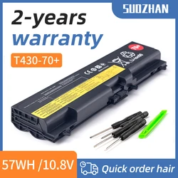 Batería de ordenador portátil de 4760mAh y 57Wh, para Lenovo ThinkPad T430, T410, T410i, T420, T420i, T510i, T520i, 45N1005, 45N1004, 45N1001, 45N1000, 70 +