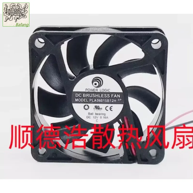 

Ltsf For POWER LOGIC PLA06015B12H DC 12V 0.16A 60x60x15mm 2-Wire Server Cooling Fan