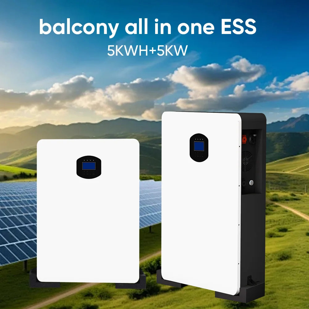 New energy all-in-one 5KW solar inverter with 10Kwh 48V 200AH lithium-ion battery for solar energy storage system
