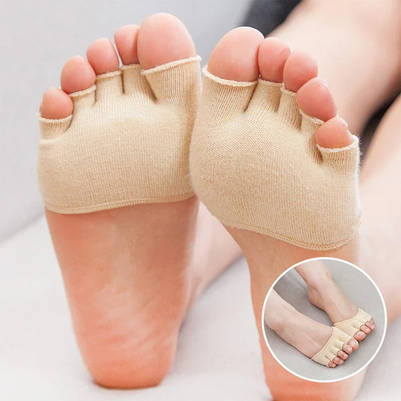 Fünf Zehensocken Orthesen Separatoren für Zehen Bunion Corrector Orthopädische Hallux Valgus Haltungskorrektur Ektropium