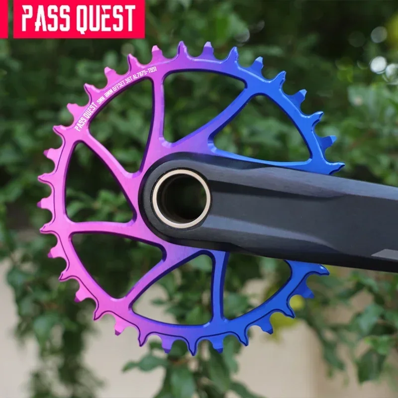 PASS QUEST 12S Direct Mount Bike Chainring 30/32/34/36/38/40/42T  Narrow Wide Bicycle Chainwheel for M7100 M8100 M9100 Crankset