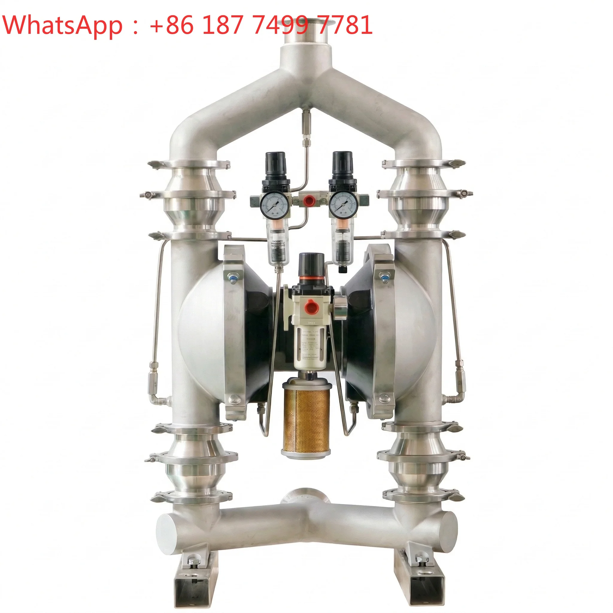 Industrial Pneumatic Double Diaphragm Pump Filter Press Feeding Chemical Transfer Pump Spare Parts Kit