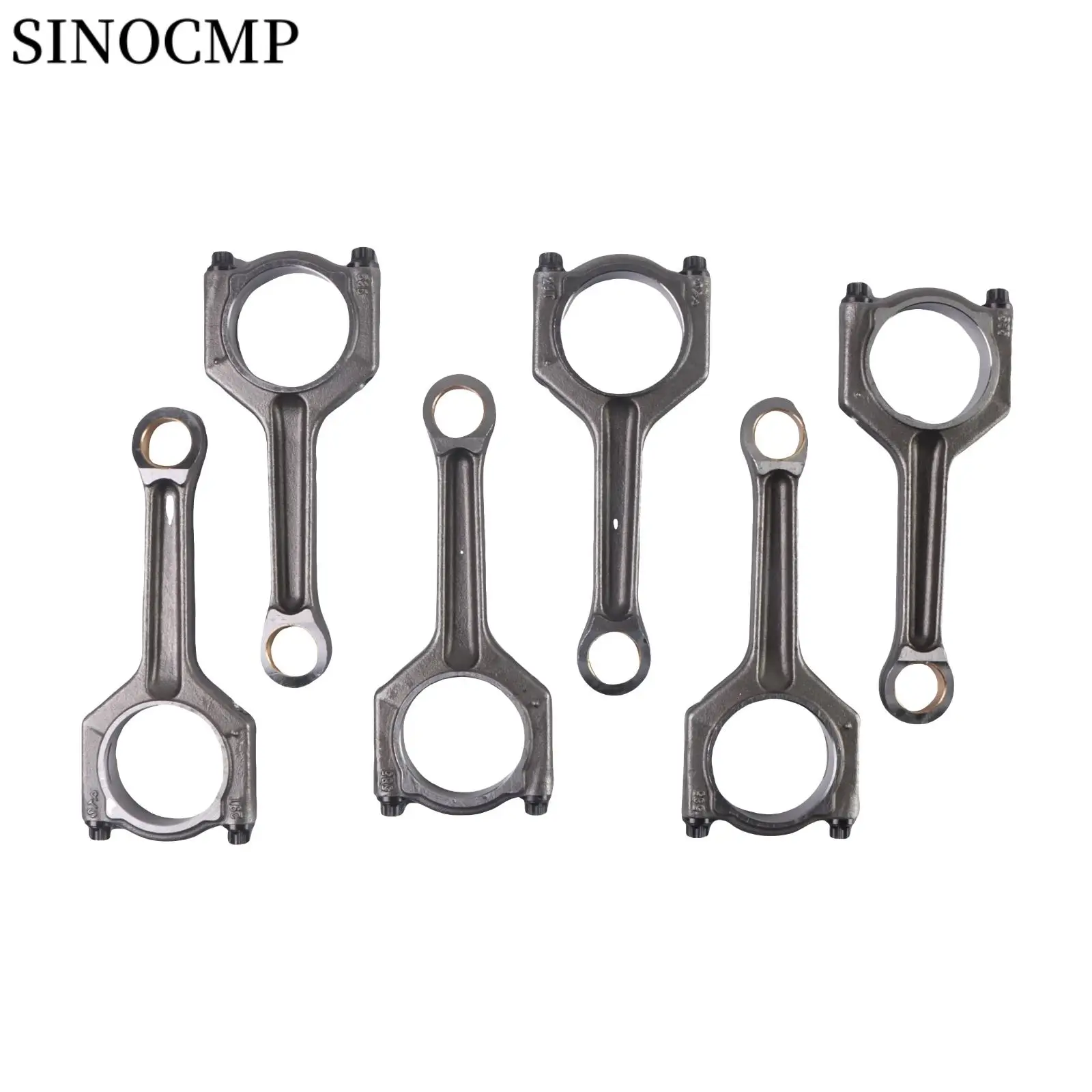

6pcs 11247586492 Connecting Rod For BMW F30 F10 35i 40i M2 M3 M4 3.0L Turbo L6 N55 S55 Engine Suspension Steering Pitman Arms