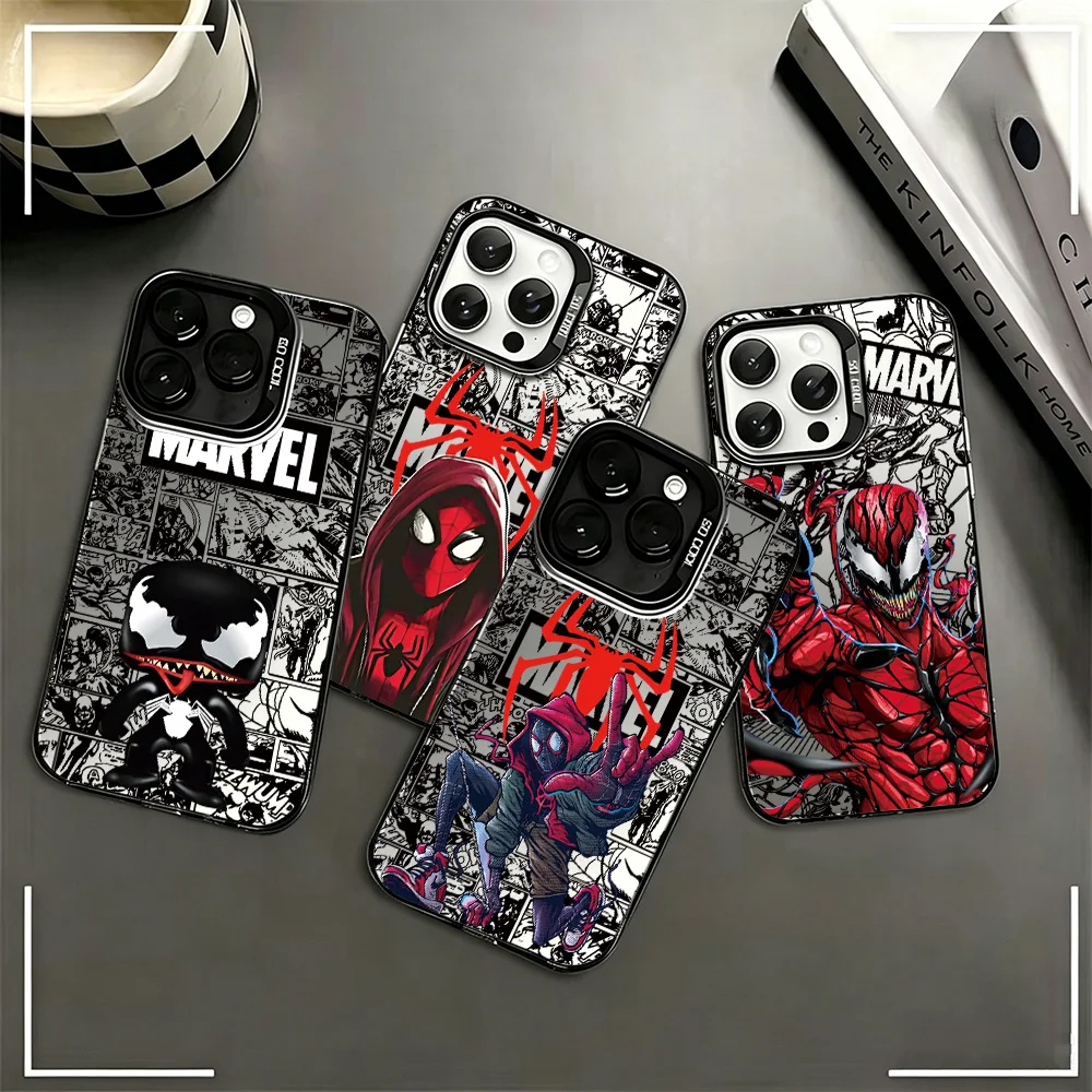 НОВЫЙ Чехол для телефона Xiaomi Redmi Note 7 8 9 9S 10 11 12 13 14 15 Pro Plus 4G 5G с изображением Человека-паука, матовый, противоударный, с защитой от падений